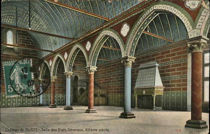 Blois 41 Chateau Salle des Etats Generaux XIIIem