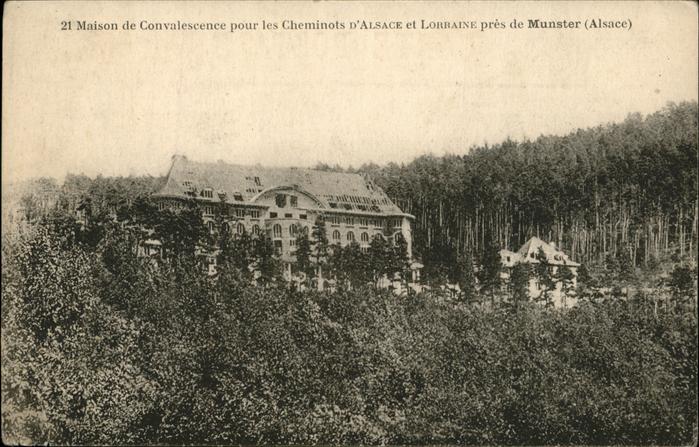 Munster Haut Rhin Elsass Maison de Convalescence pour les Chemin