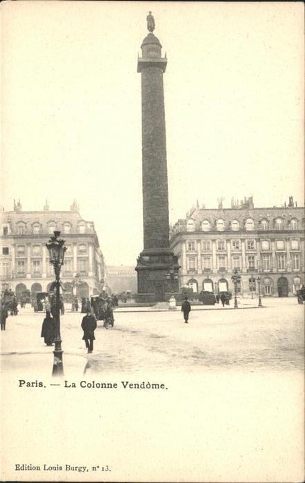 Paris La Colonne Vendome Säule