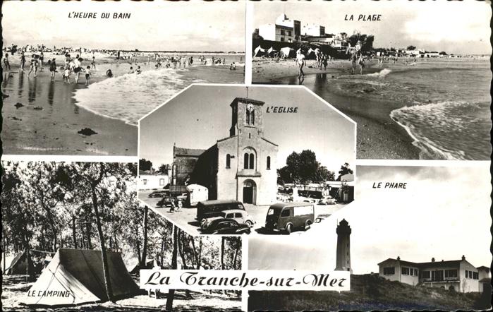 La Tranche-sur-Mer Plage camping le phare eglise