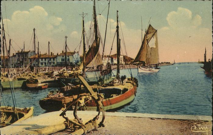 Olonne-sur-Mer Le port bateaux