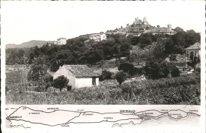 Grimaud Vue partielle Hotel Beausoleil
