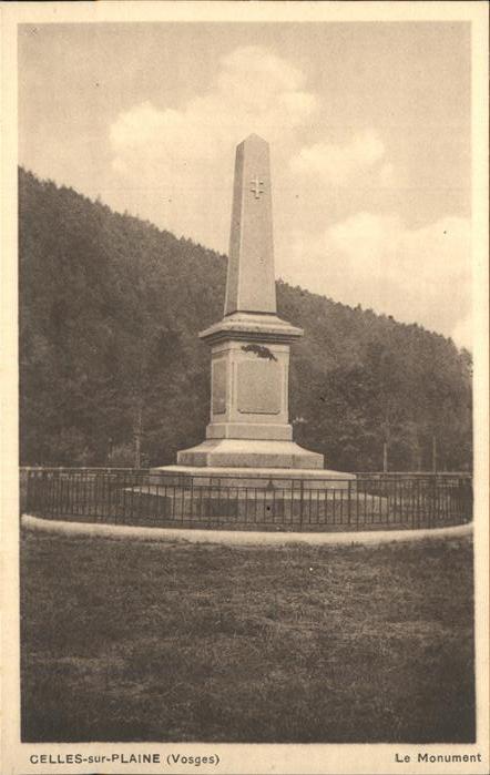 Celles-sur-Plaine Monument Denkmal