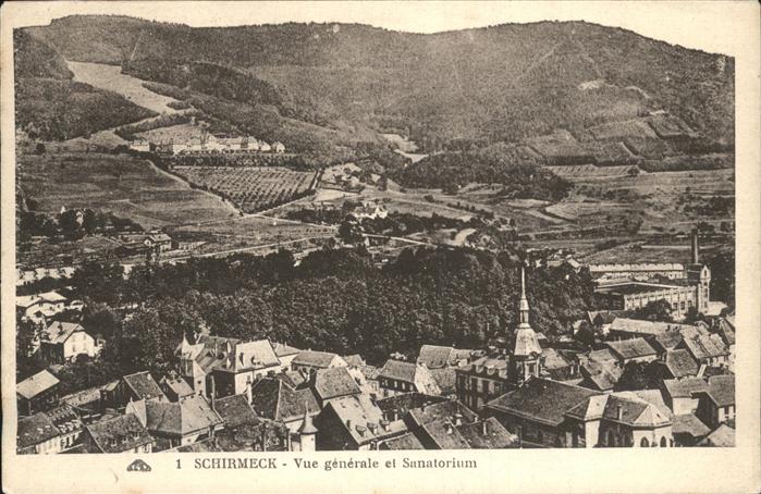 Schirmeck Vue generale et Sanatorium