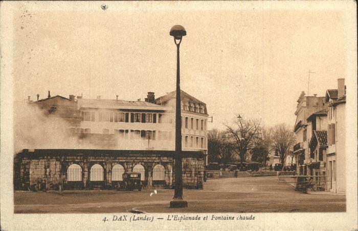 Dax Landes Esplanade et Fontaine chaude