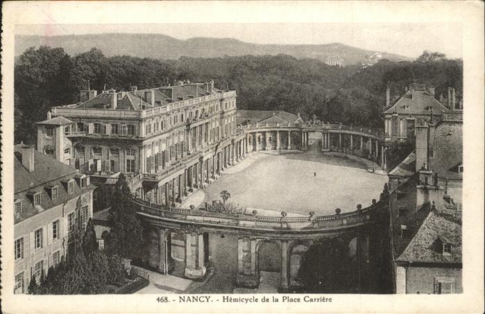 Nancy Lothringen Hemicycle de la Place Carriere