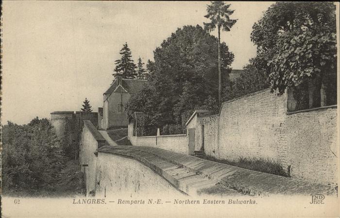Langres Remparts Stadtmauer