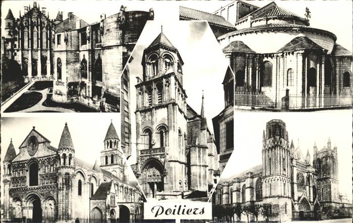 Poitiers 86 Tour Montbergeon Eglise Sainte Hilaire