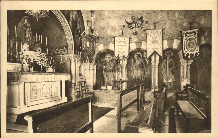 La Balme-les-Grottes Interieur de la Chapelle