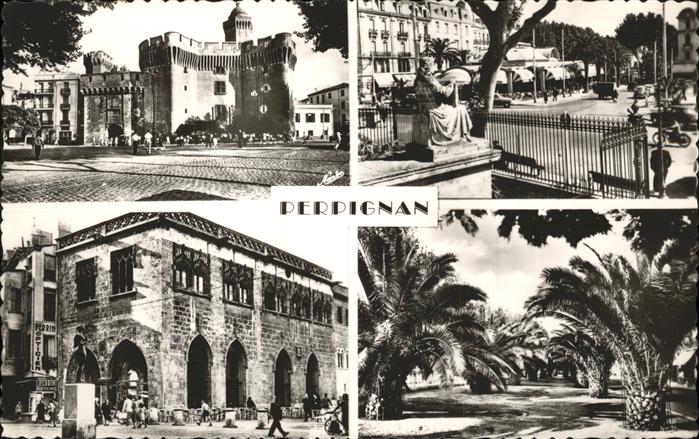 Perpignan Castillet Palmarium Loge de Mer statue