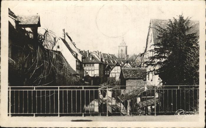 Colmar Haut Rhin Elsass La Petite Venise cathedrale
