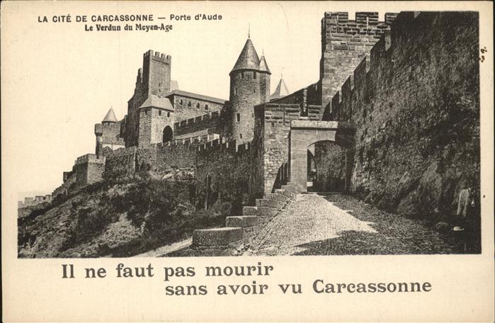 Carcassonne Cite de Carcassonne Chateau Comtal et P