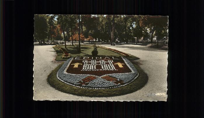 Epinal Vosges Le Cours les jardins