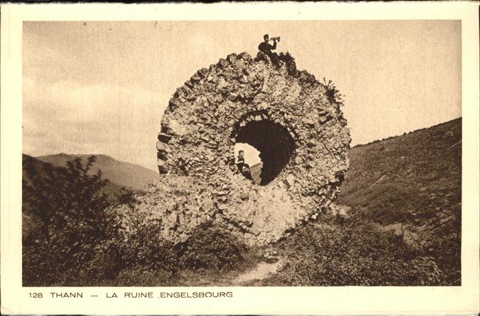 Thann Haut Rhin Elsass Chateau Engelsbourg Ruine