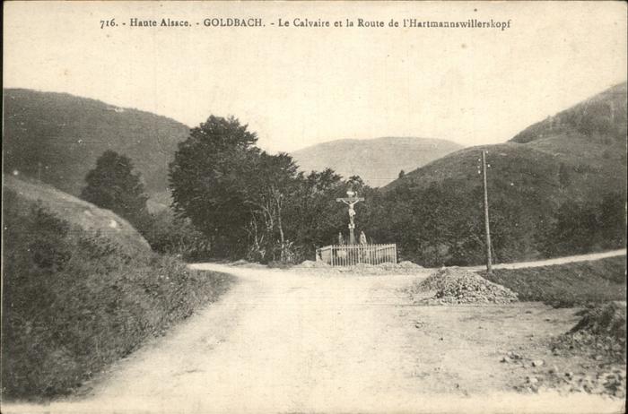 Goldbach-Altenbach Le Calvaire et la Route de l_Hartmannsw