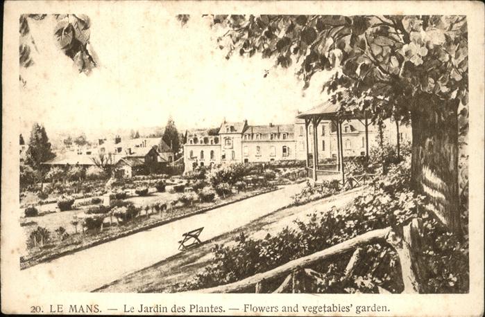 Le Mans Sarthe Le Jardin des Plantes pavillon