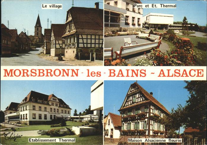 Morsbronn-les-Bains Etablissement Thermal parc maison alsac