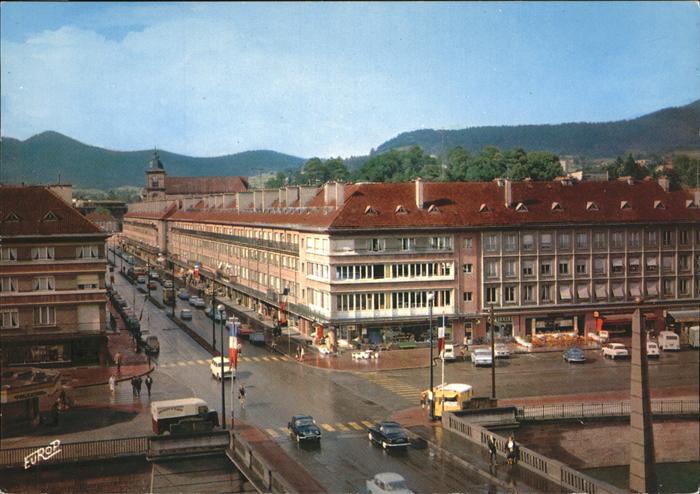 Saint-Die-des-Vosges Pont de la Meurthe Rue Thiers les haute