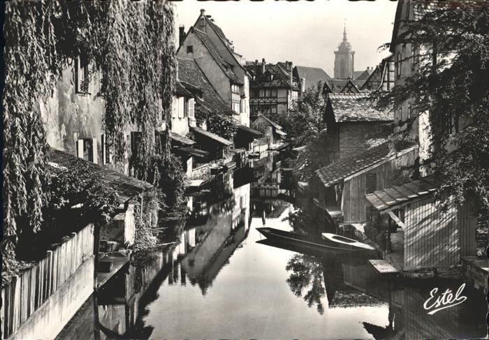 Colmar Haut Rhin Elsass La Petite Venise Cathedrale