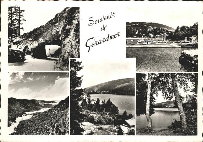 Gerardmer Vosges Roche du Diable Embarcaderes sur le lac