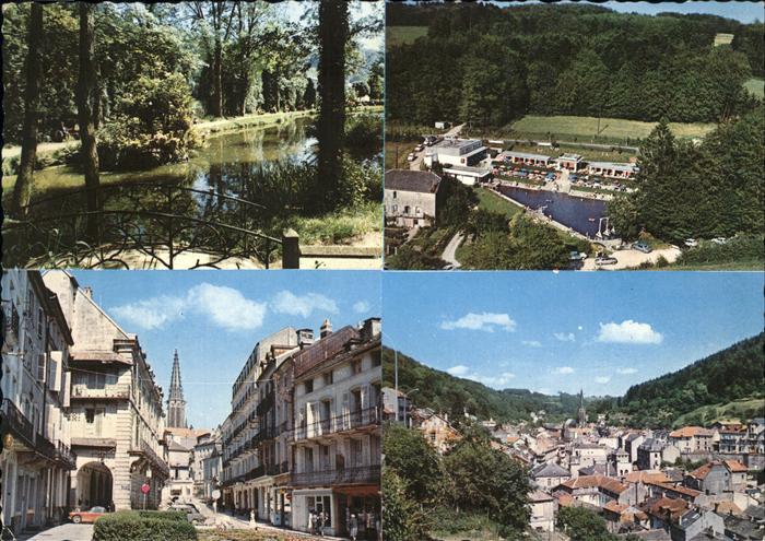 Plombieres-les-Bains Vosges Place des Bains Romains Petit Moulin La