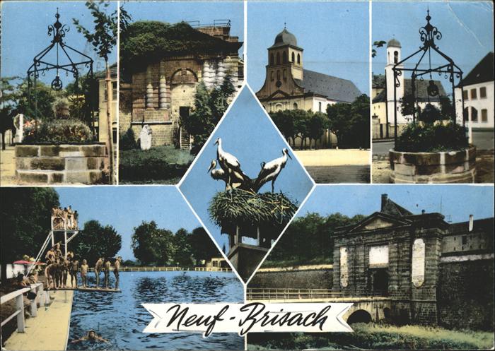Neuf-Brisach Vieux port Porte de Belfort Eglise Pisc