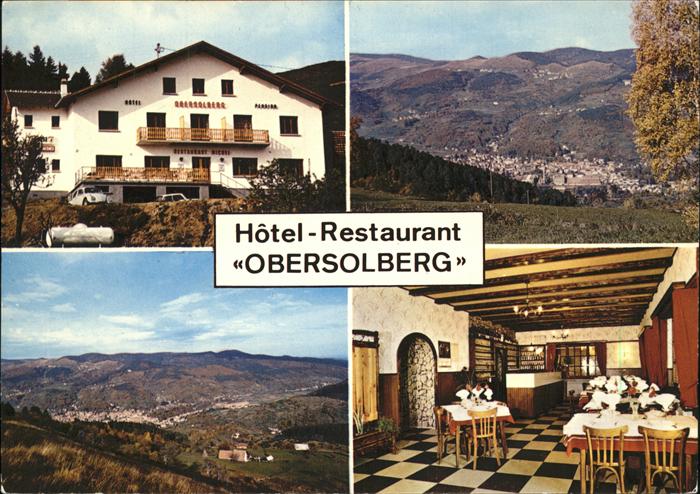 Eschbach-au-Val Hotel Restaurant Obersolberg Panorama