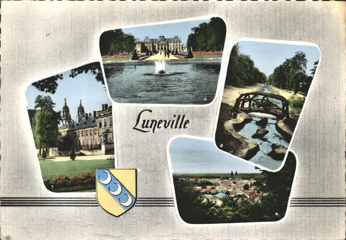 Luneville Eglise St Jacques Chateau Canal des Bos