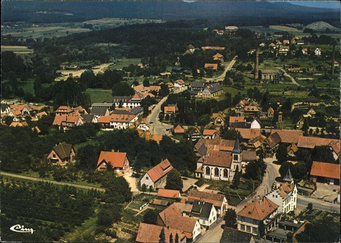 Merkwiller-Pechelbronn Vue aerienne Etablissement thermal