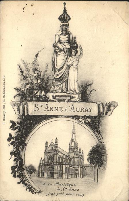 Auray Basilique de Sainte Anne d_Auray Künstl