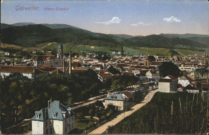 Gebweiler Haut Rhin Elsass Vue partielle