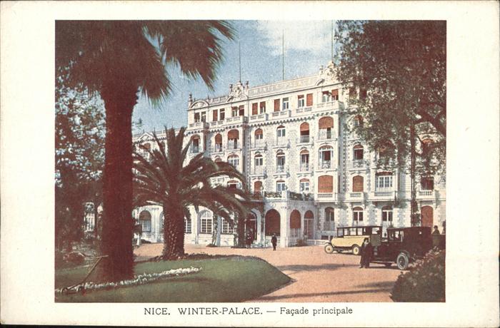 Nice Alpes Maritimes Winter Palace Facade principale
