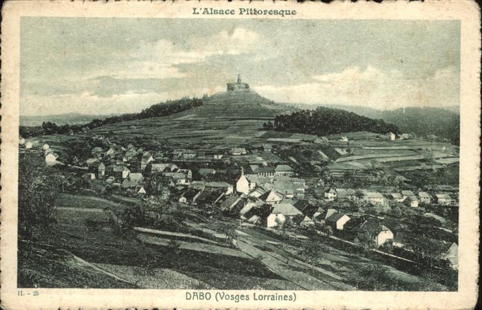 Dabo Moselle Panorama chateau