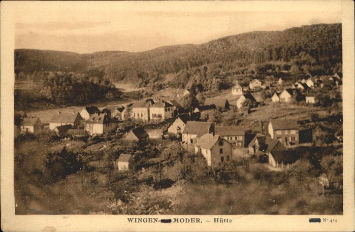 Wingen-sur-Moder Vue partielle Hütte