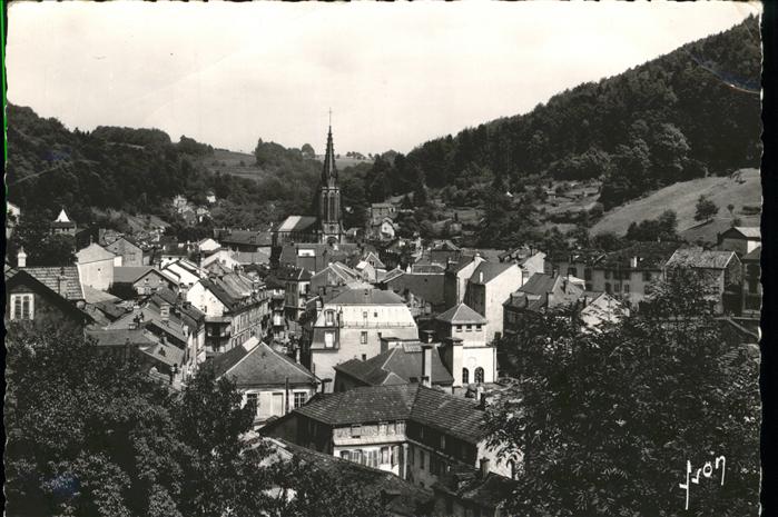 Plombieres-les-Bains Vosges Vue generale eglise