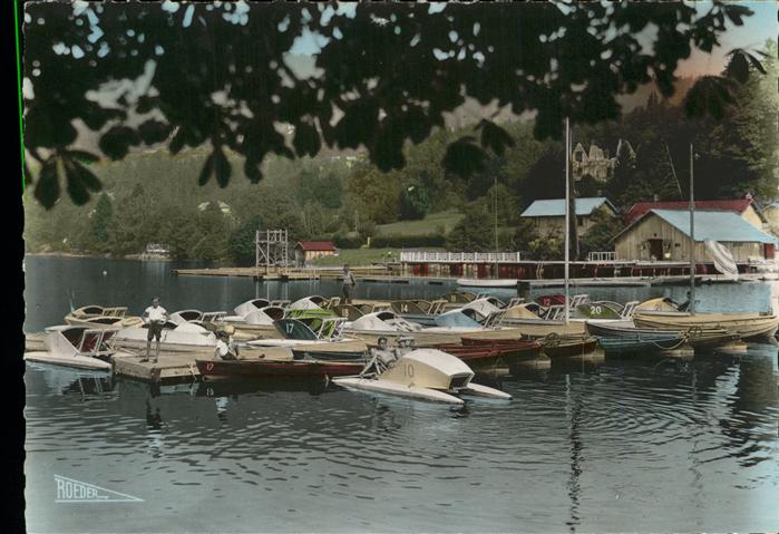 Gerardmer Vosges Pedalos sur le lac