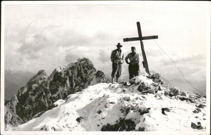 Bergsteigen Klettern Bergkreuz