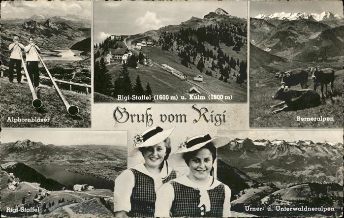 Alphorn Tracht Kuh Rigi-Staffel