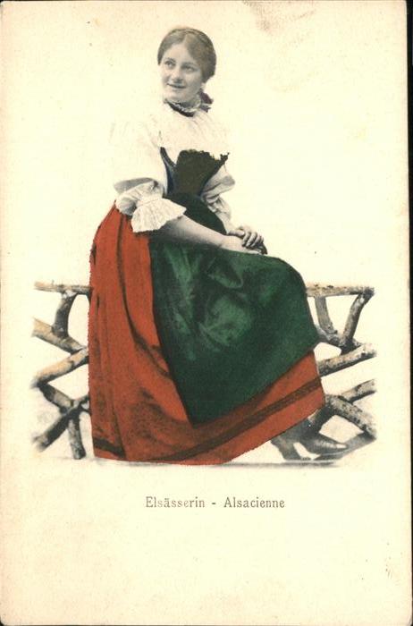 Trachten Elsässerin