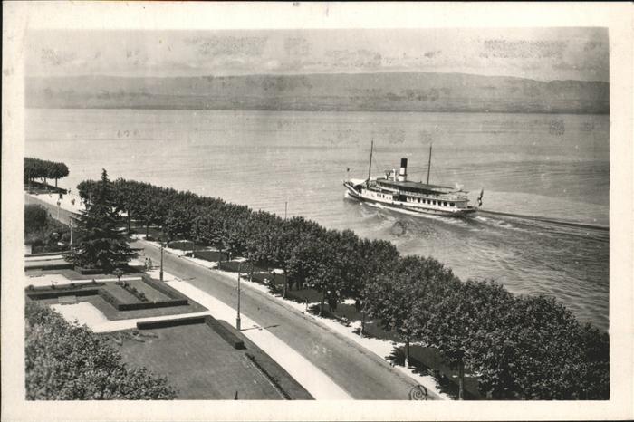 Dampfer Binnenschifffahrt Evion les Bains