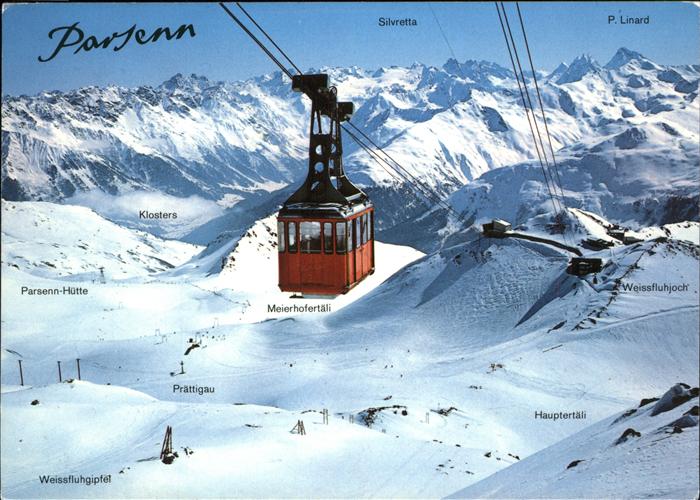 Seilbahn Silvretta Parsenn Prättigau Davos