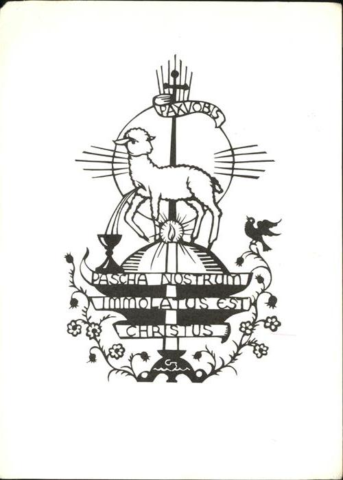 Ostern Easter Paques Pascha Nostrum Osterlamm Christus