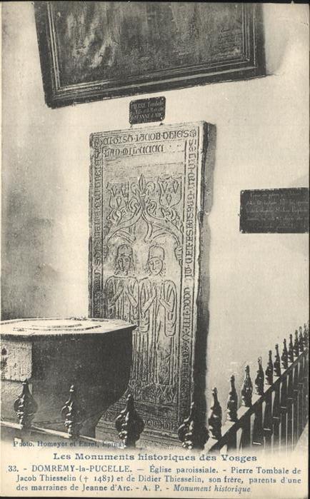 Domremy-la-Pucelle Vosges Eglise paroissiale Jeanne d_Arc monumen