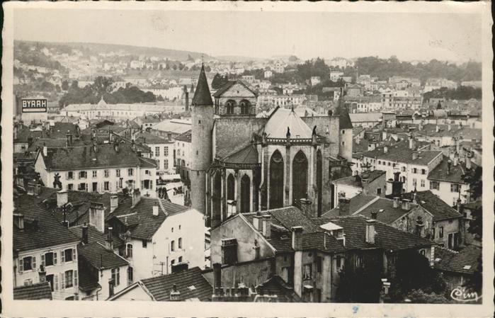 Epinal Vosges Vue generale eglise