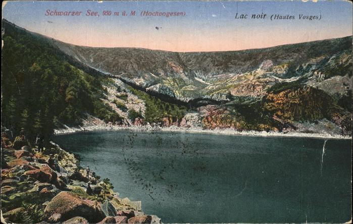 Orbey Haut Rhin Lac Noir Hautes Vosges Schwarzer See