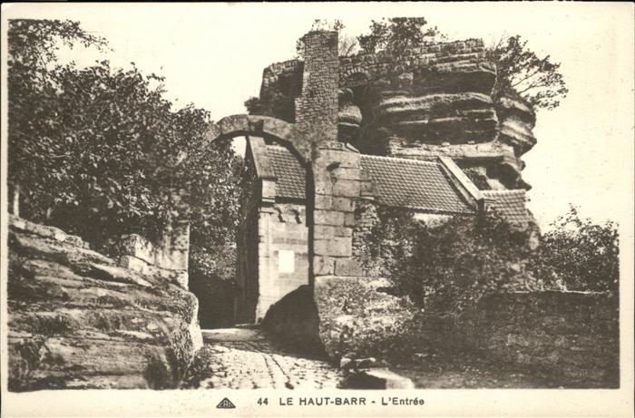 Saverne Bas Rhin Alsace Ruines du Chateau de Haut Barr