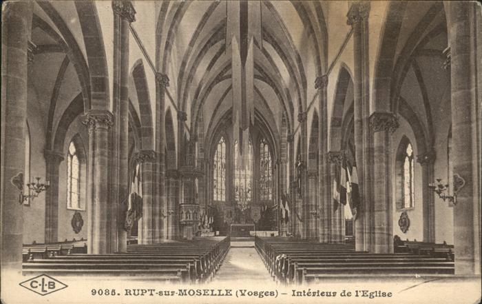 Rupt-sur-Moselle Interieur de l'Eglise