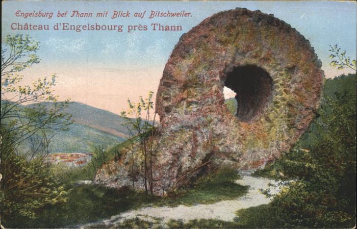 Thann Haut Rhin Elsass Chateau d_Engelsbourg Ruine Engelsburg