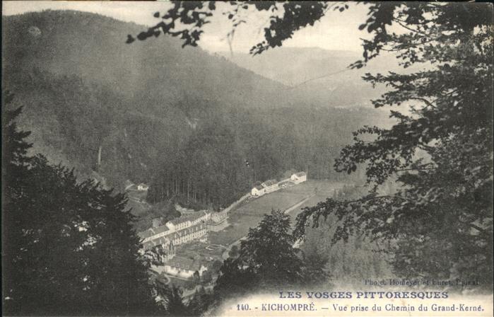 Kichompre Gerardmer Vosges Vue prise du Chemin du Grand Kerne