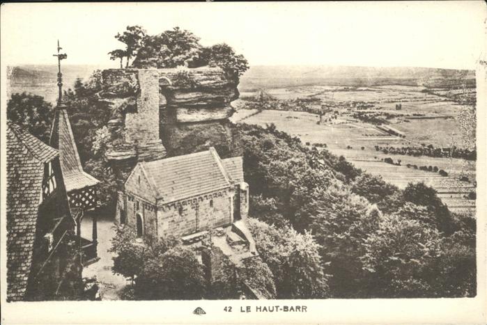 Saverne Bas Rhin Alsace Ruines du Chateau de Haut Barr Hotel Re